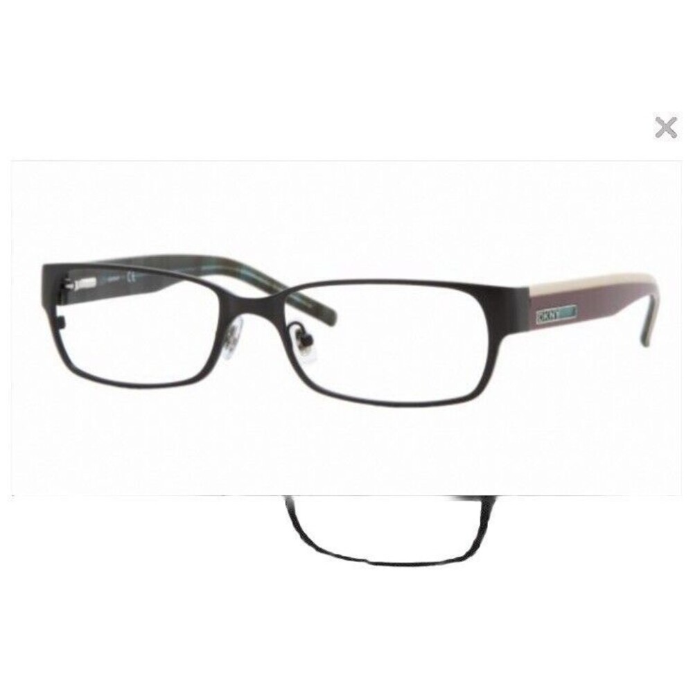 Dkny Black Rectangular Eyeglasses Frame Only Dy55… - image 2